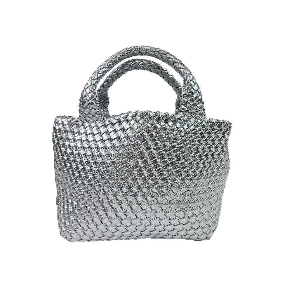 Lexi Metallic Woven Tote