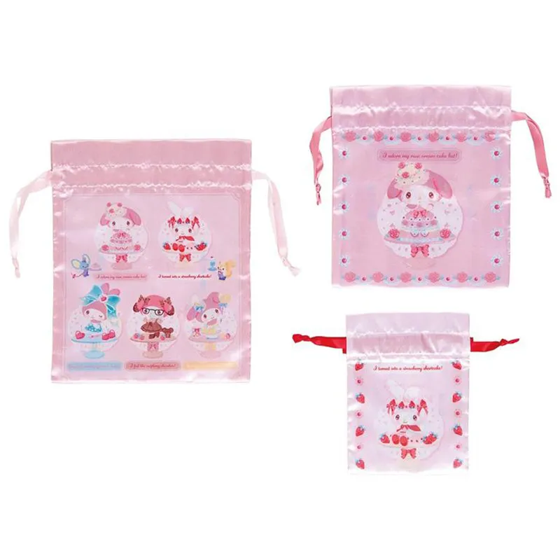 My Melody Sweet Lookbook Drawstring Bag Set