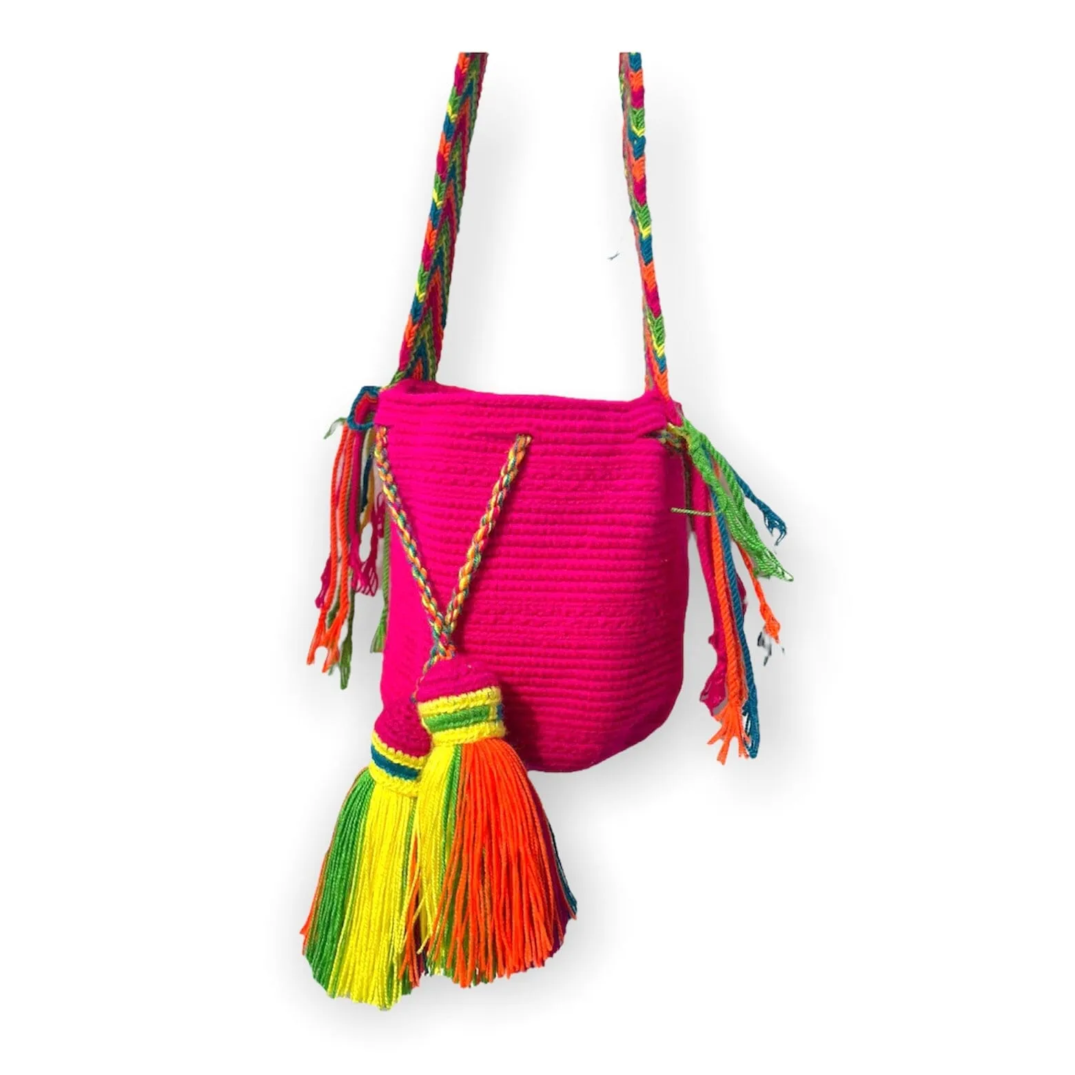 Neon Crochet Bags | Mini /Small Solid Neon Colors