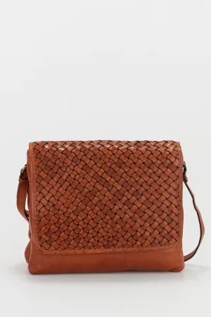 Palma Leather Flap Crossbody Bag