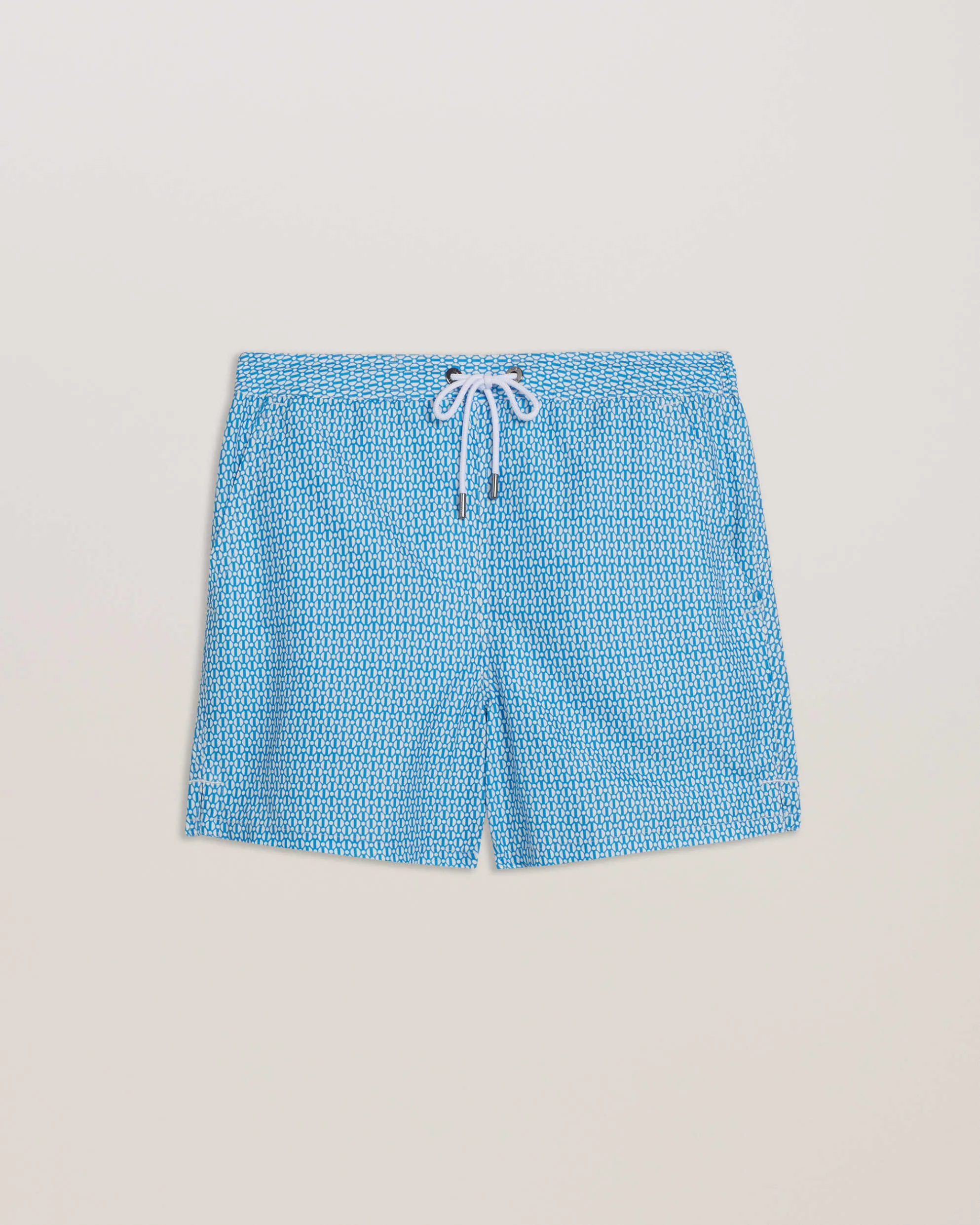 Popov Geometric Swimshort Brt-Blue