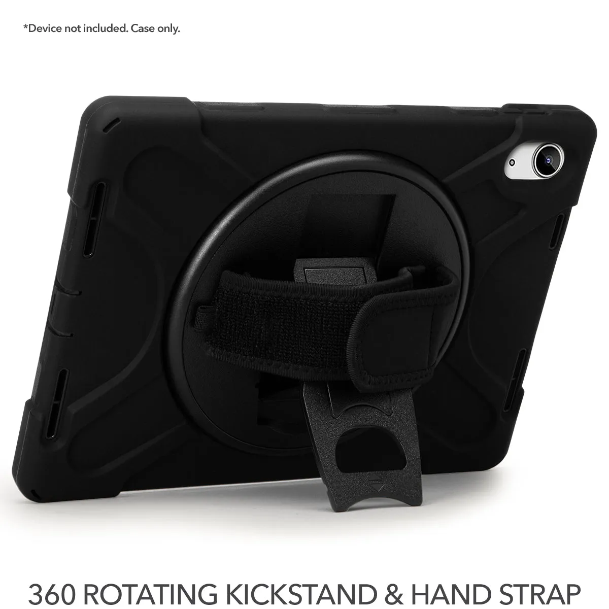 Rapture Rugged - iPad 10.9" Gen10 w/ Kickstand & Hand Strap Black Tablet Cases