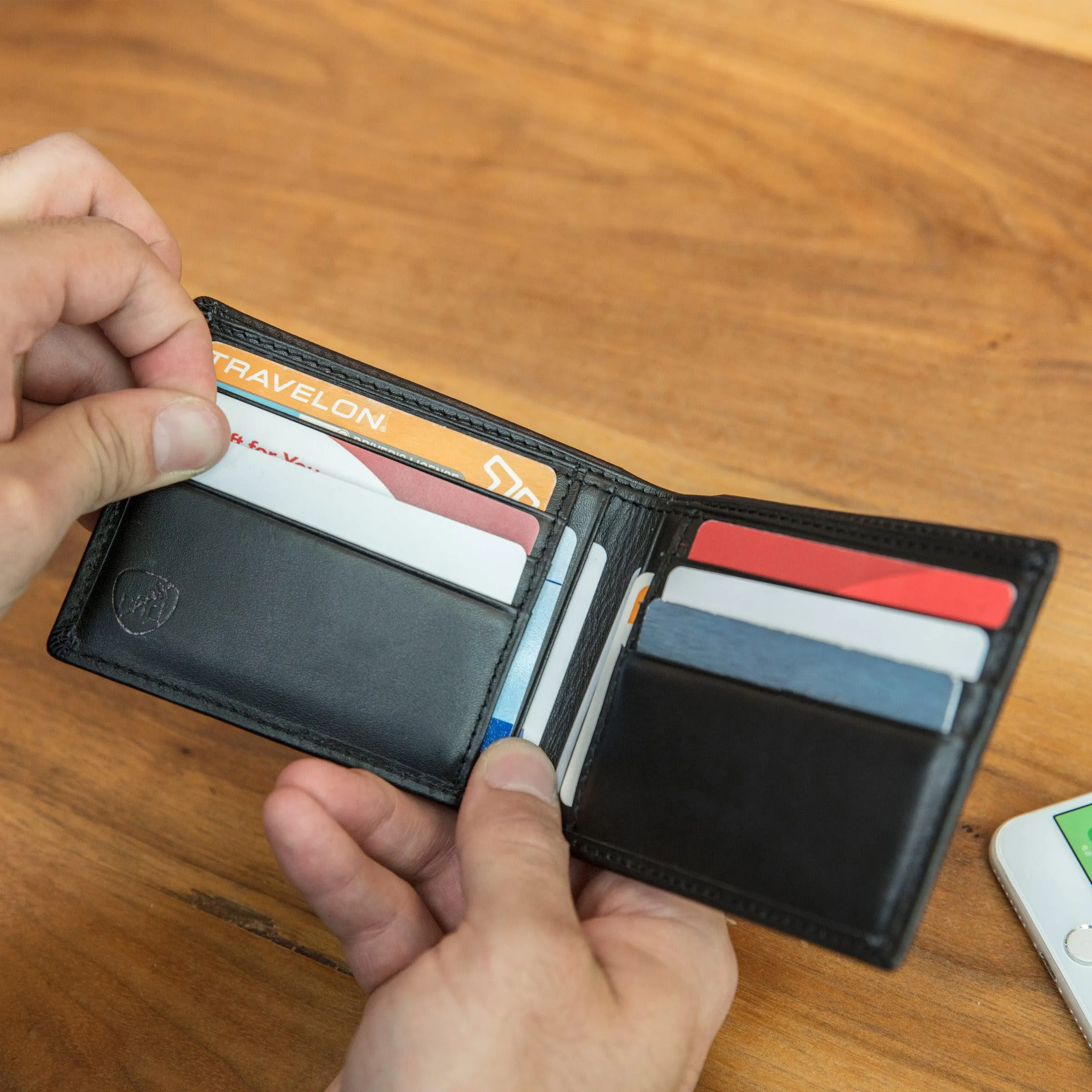 RFID Blocking Billfold Wallet