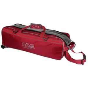 Storm 3 Ball Tournament Travel Tote Red Bowling Bag