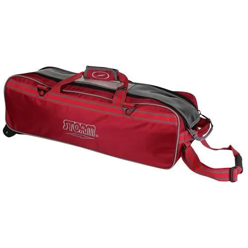 Storm 3 Ball Tournament Travel Tote Red Bowling Bag