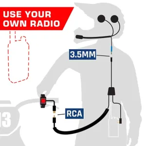 SUPER SPORT Moto Intercom Kit Without Radio