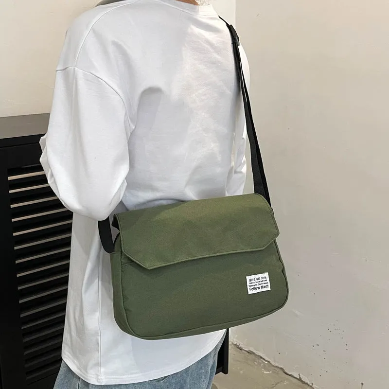 Unisex, Crossbody Shoulder casual bag with a flap cover