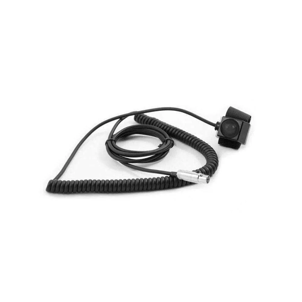 Velcro Mount Steering Wheel Push to Talk (PTT) with Coil Cord for Intercoms