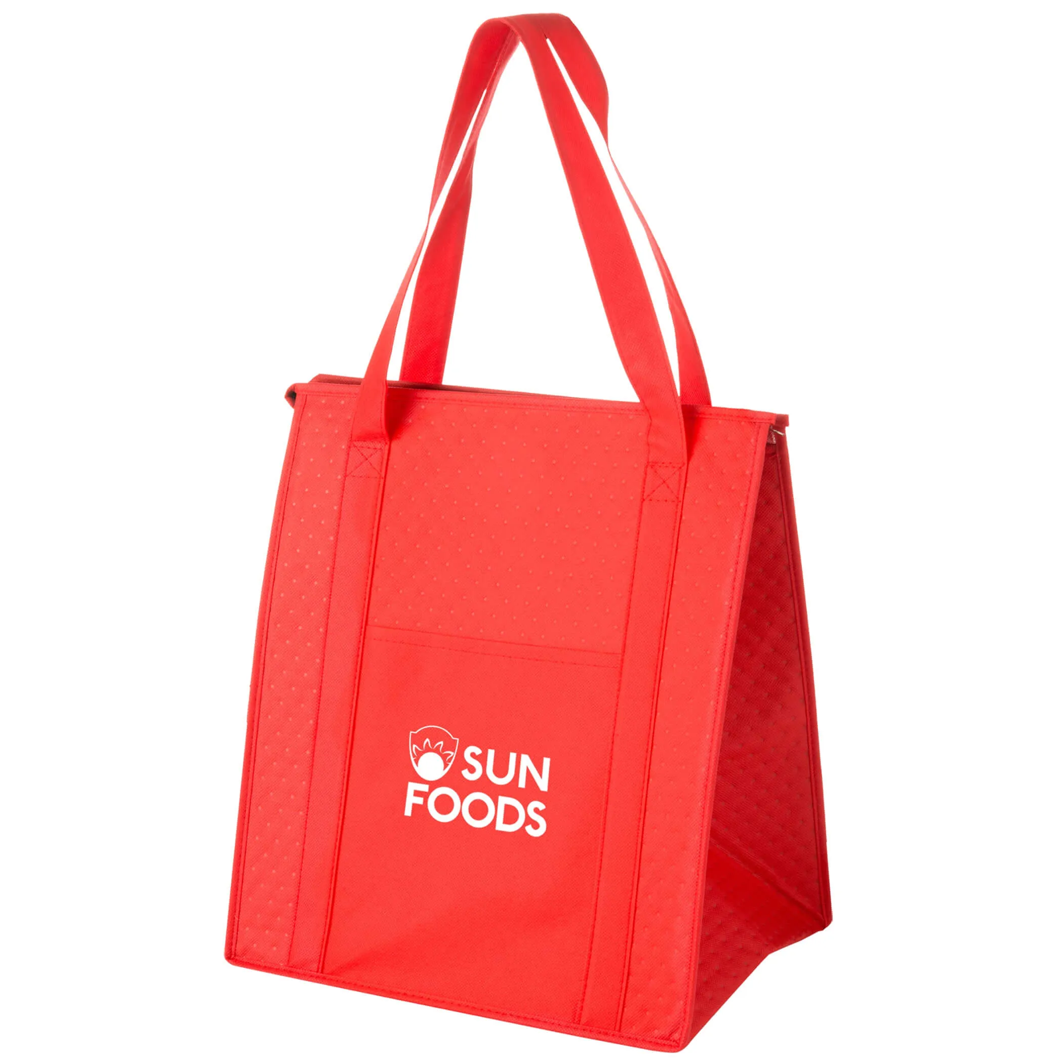 Wholesale INSULATED NON-WOVEN GROCERY TOTE BAG AND POLY BOARD INSERT - Y2KC1315