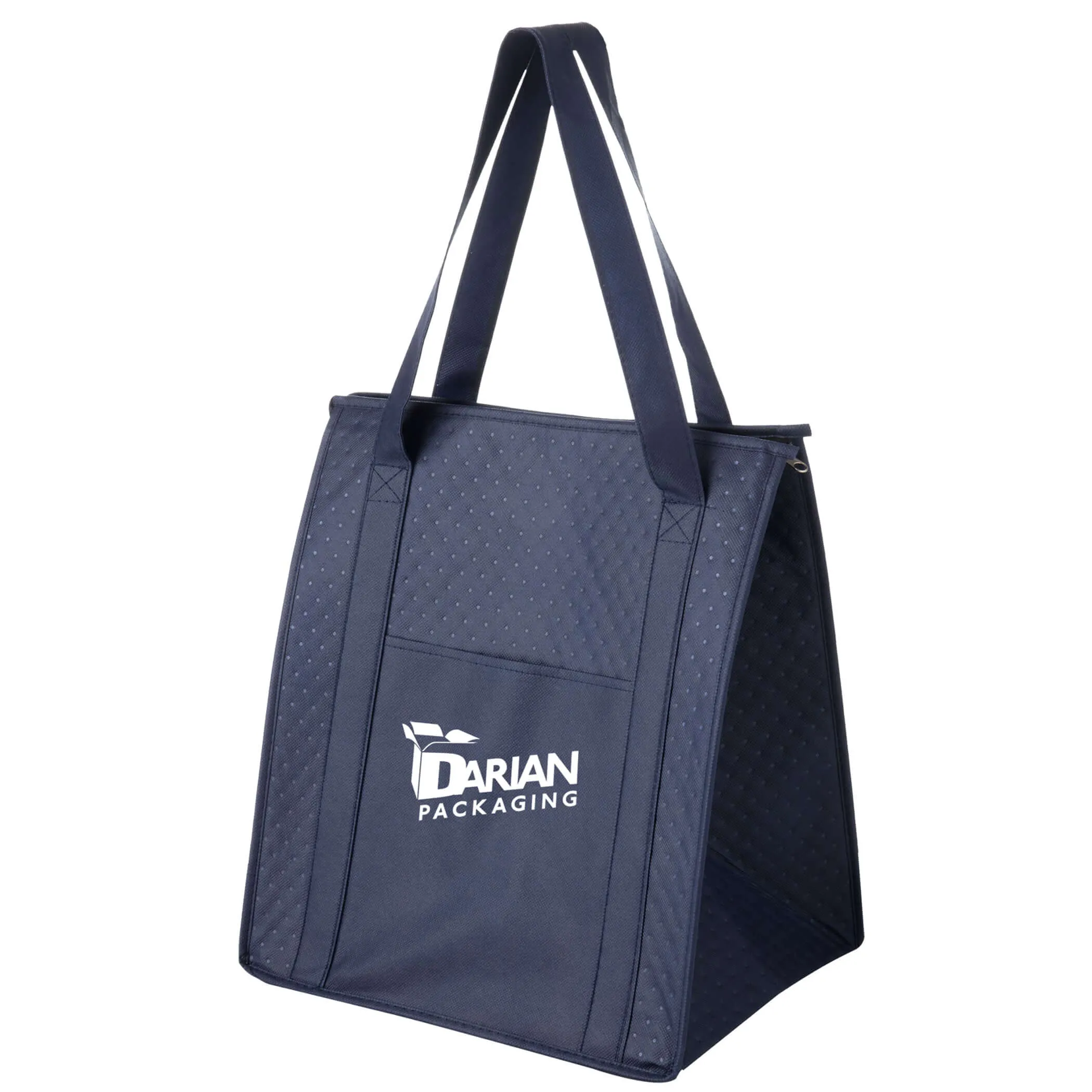 Wholesale INSULATED NON-WOVEN GROCERY TOTE BAG AND POLY BOARD INSERT - Y2KC1315