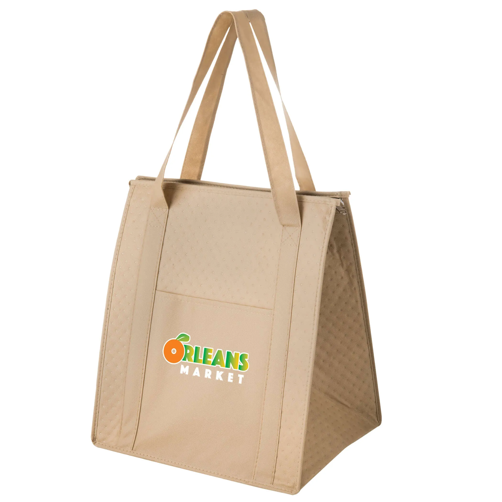 Wholesale INSULATED NON-WOVEN GROCERY TOTE BAG AND POLY BOARD INSERT - Y2KC1315