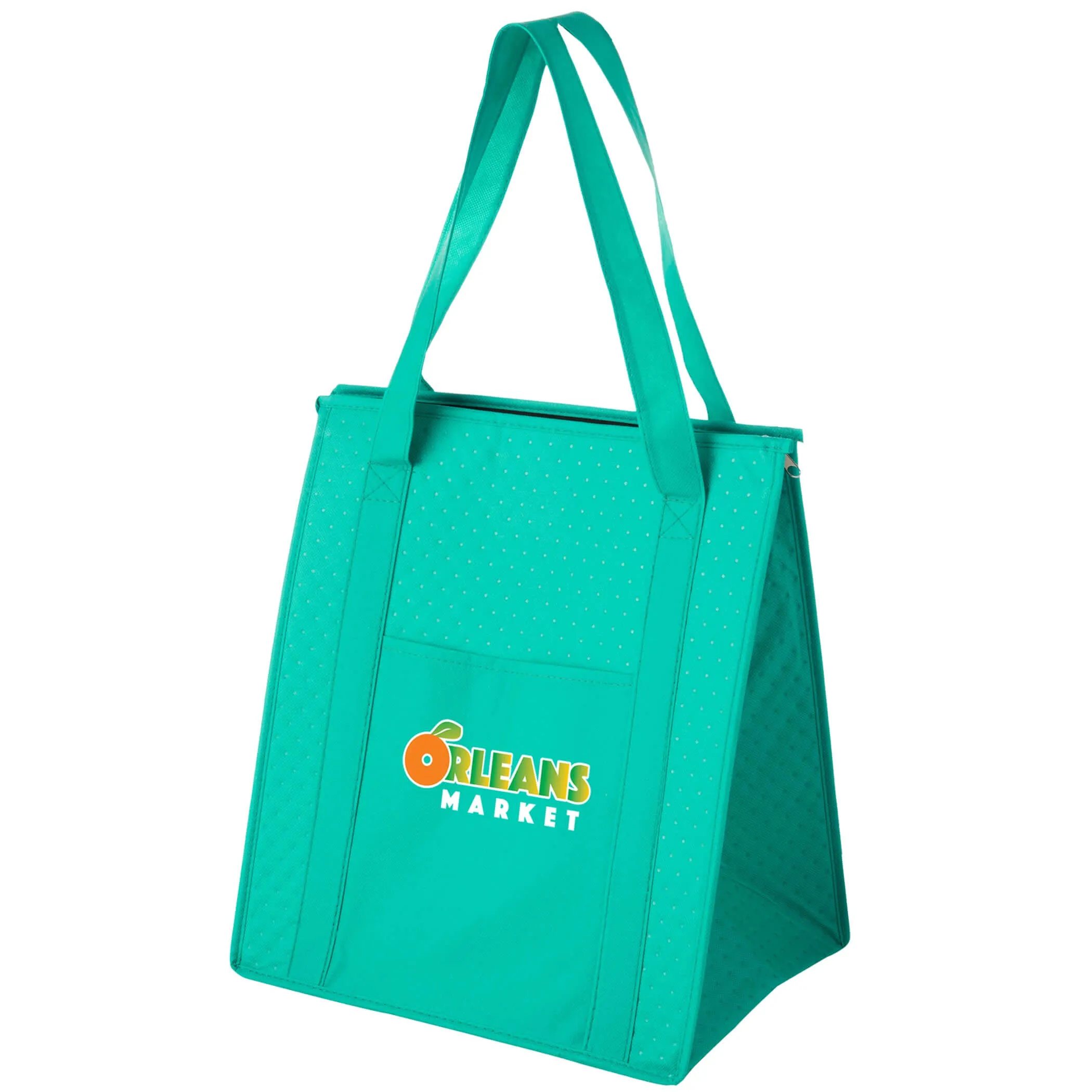 Wholesale INSULATED NON-WOVEN GROCERY TOTE BAG AND POLY BOARD INSERT - Y2KC1315